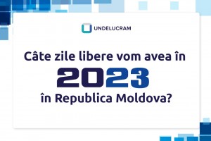 Câte zile libere vom avea în 2023 în Republica Moldova?